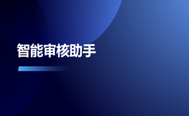 智能審核助手